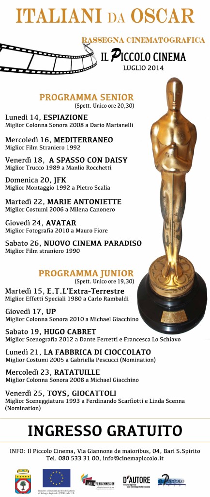 Italiani da Oscar 2014